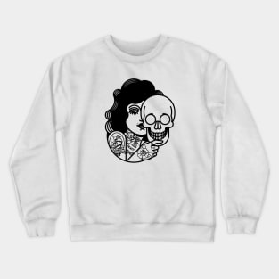 skull mask face Crewneck Sweatshirt